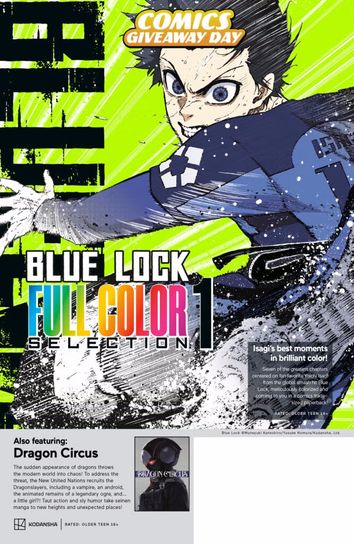 Kodansha Blue Lock Full Color Selection & Dragon Circus Cover